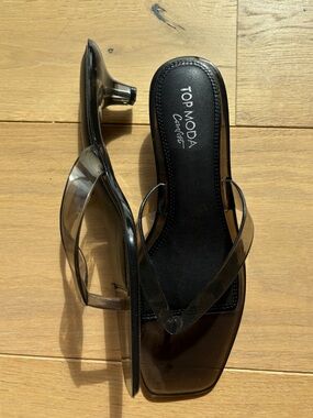 Jelly Kitten Heel Sandals